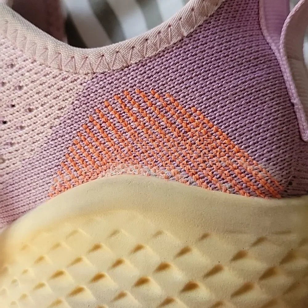 Adidas Fluidflow 2.0 Women's Size 7.5 Pink And Orange Mesh Running Sneakers